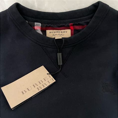 burberry embroidered archive logo sweatshirt|burberry logo cotton t shirt.